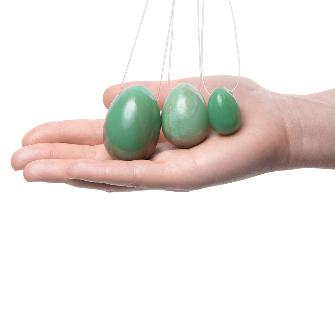 LA GEMMES - SET DI 3 YOUNI EGG JADE