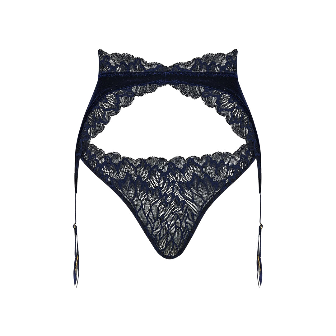 COCO DE MER - AZZURRA OPEN SUSPENDER KNICKER