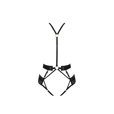 BORDELLE - STRAP BODY HARNESS BLACK