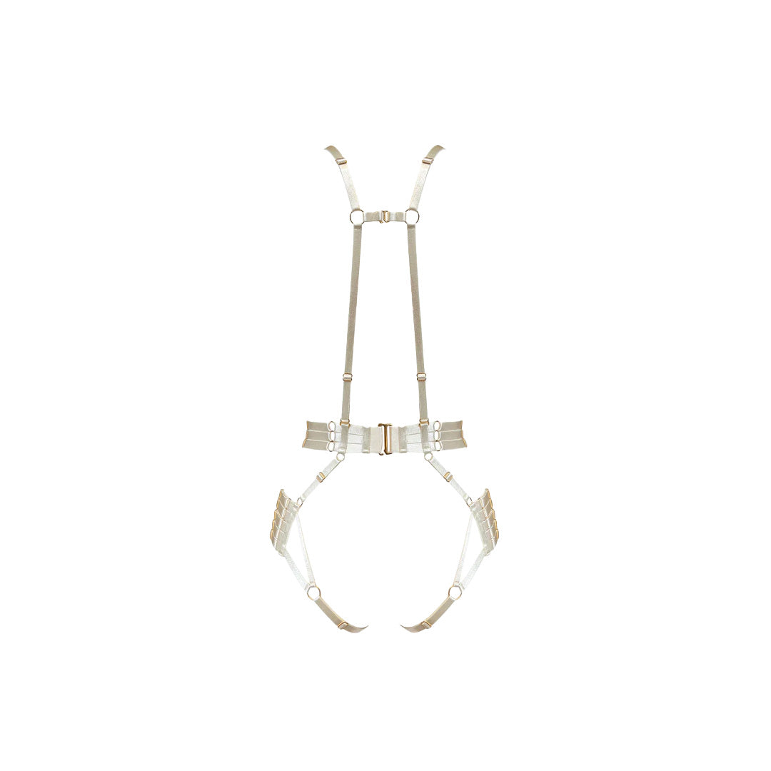 BORDELLE - STRAP BODY HARNESS CREAM