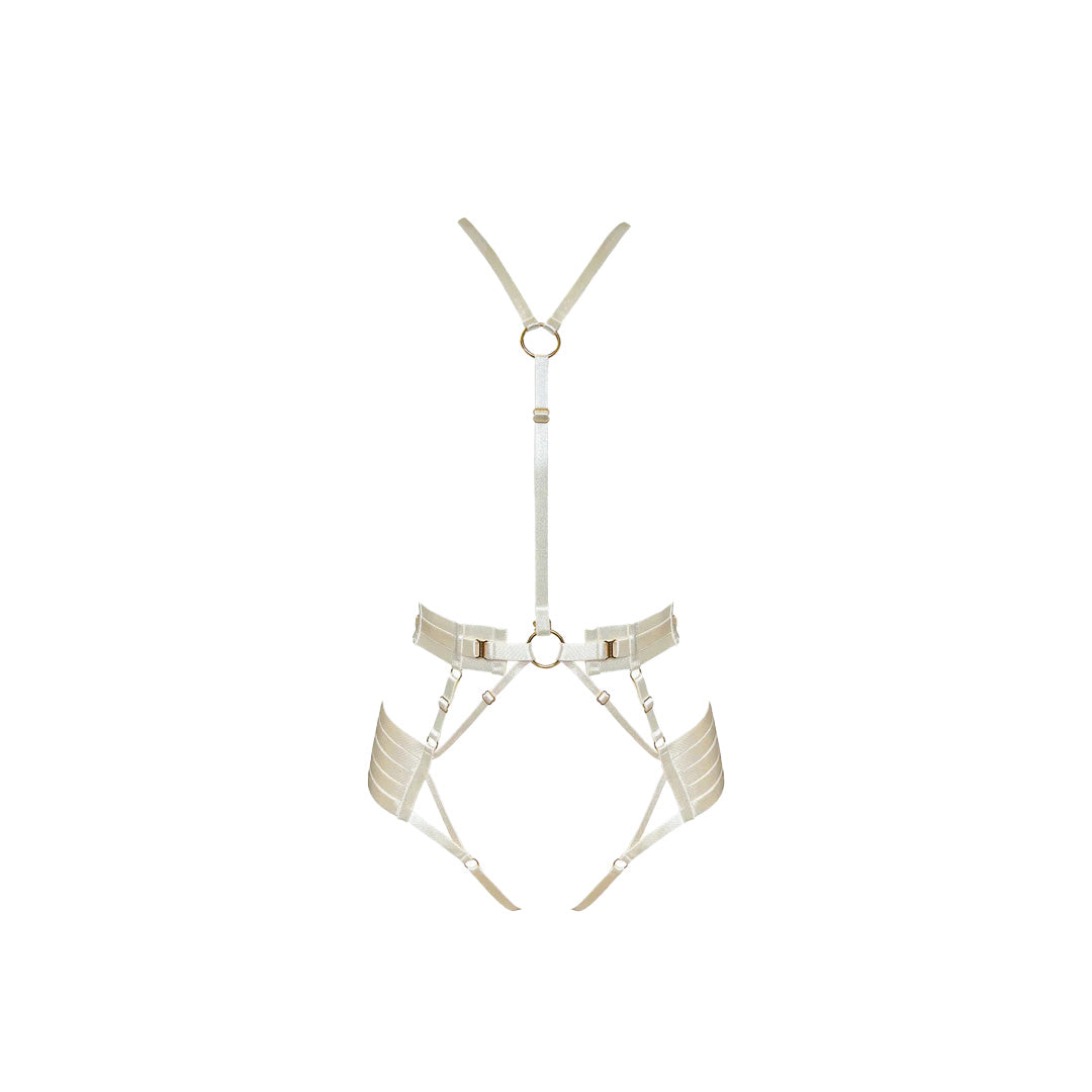 BORDELLE - STRAP BODY HARNESS CREAM