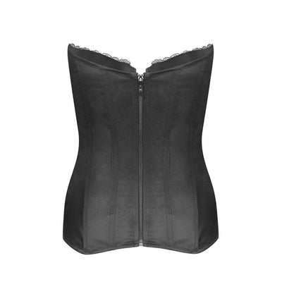 CADOLLE - MEDICIS BLACK SATIN BUSTIER