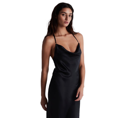 CINDY BRUNA X AUBADE - LONG SILK DRESS