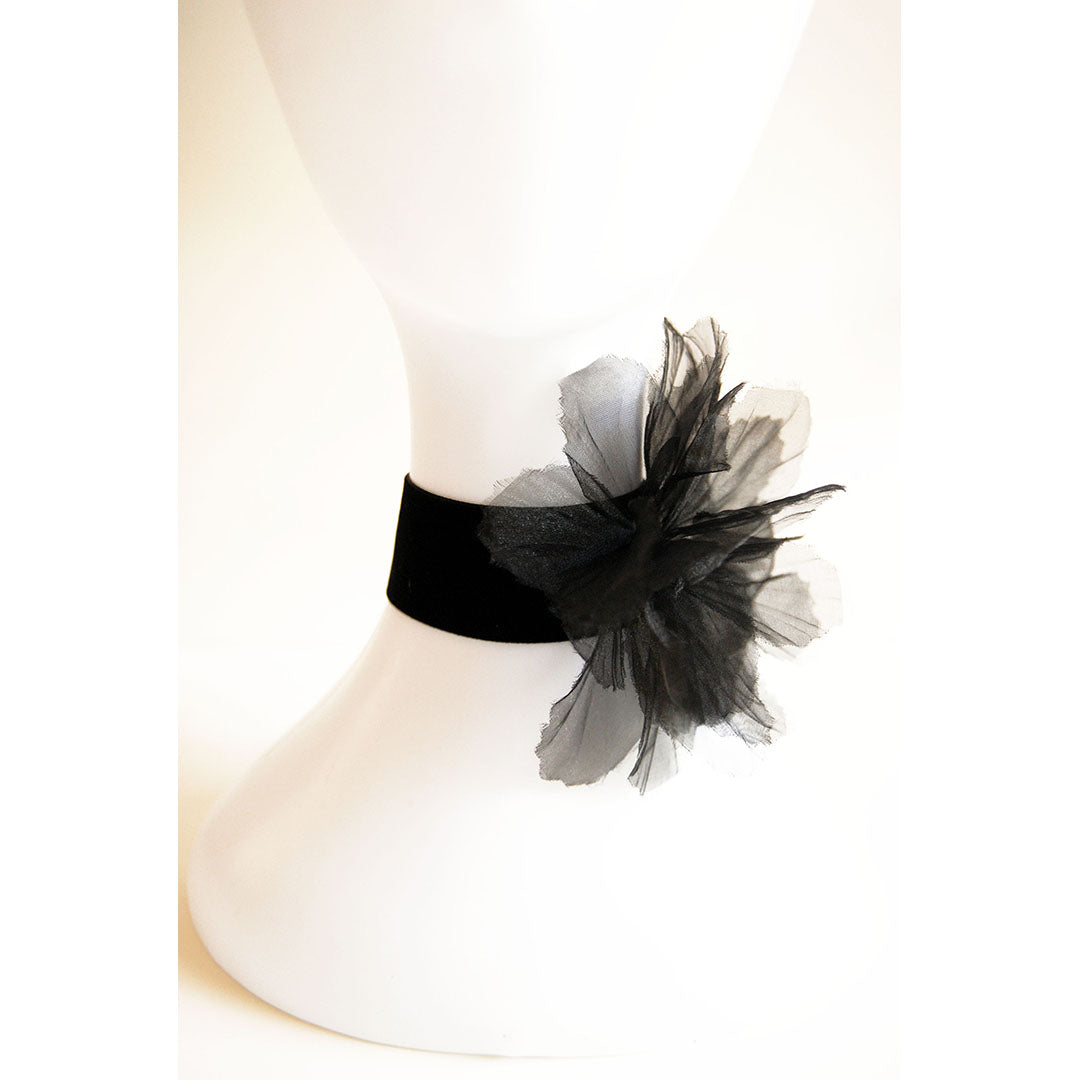 MONDIN - VELVET CHOKER CON FIORE