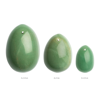 LA GEMMES - SET DI 3 YOUNI EGG JADE