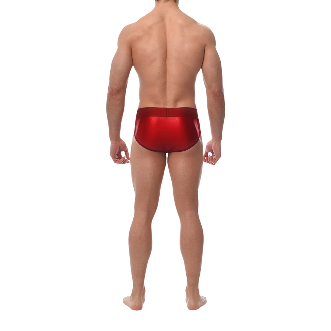 MENAGERIE - CLASSIC RED LACE BRIEF