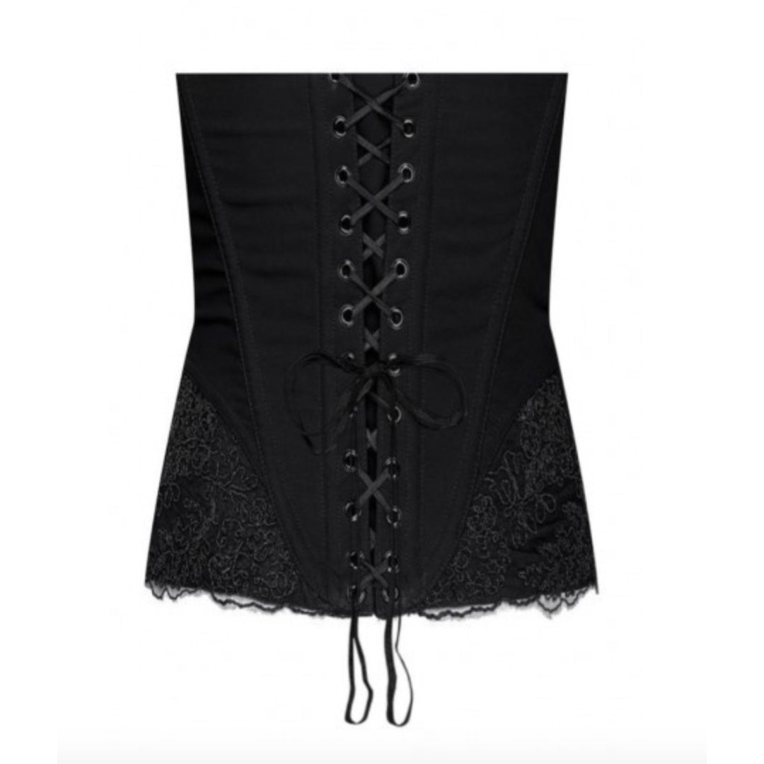 CADOLLE - SCARLET MATT BLACK CORSET