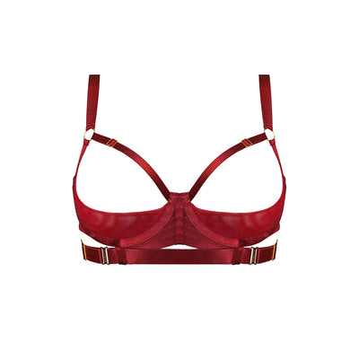 BORDELLE - REGGISENO COPPA APERTA ROSSO