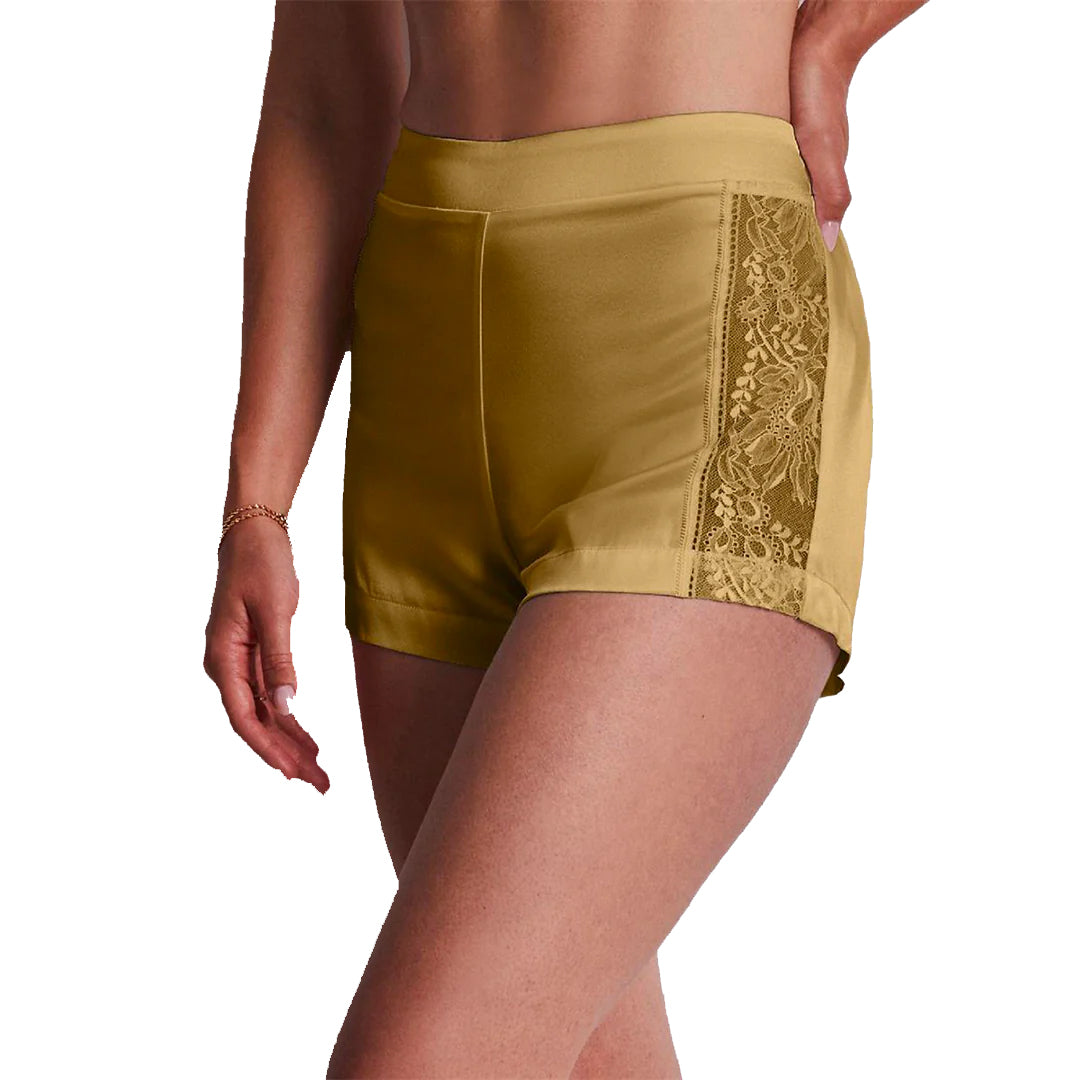 AUBADE - MIDNIGHT WHISPER SHORTS IN SETA BRONZO