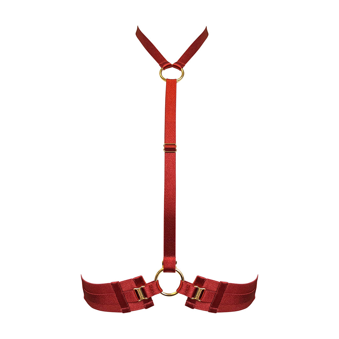 BORDELLE - HARNESS BELT RED