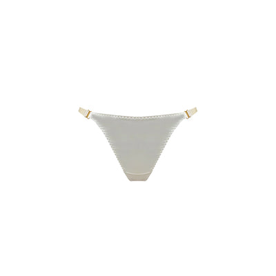 BORDELLE - SIGNATURE SILK THONG CREAM