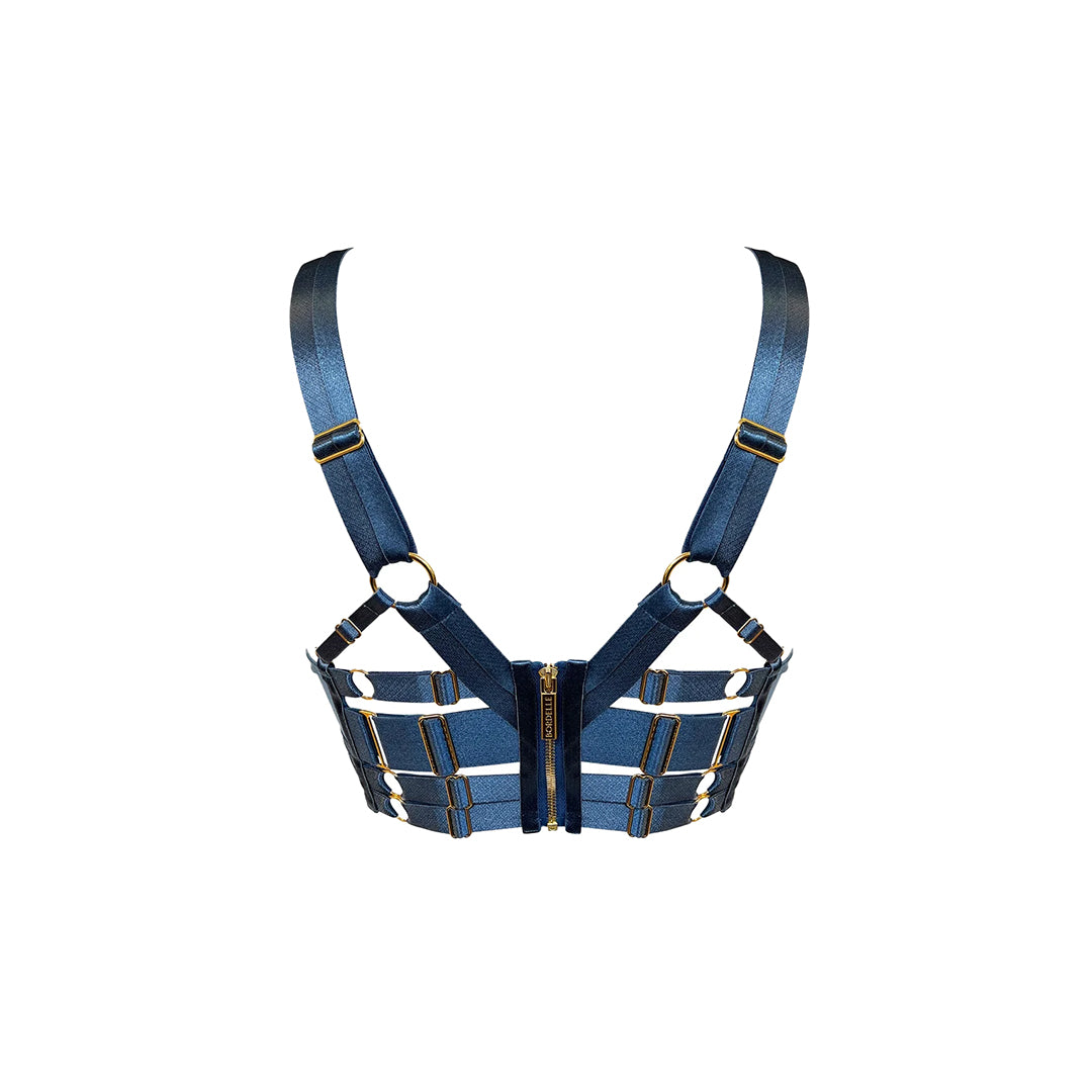 BORDELLE - SYRA REGGISENO BUSTIER DENIM